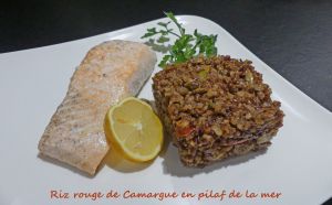 Recette Riz rouge de Camargue en pilaf de la mer