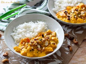 Recette Curry de potimarron à la crème de coco