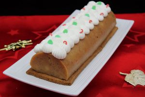 Recette Tarte tatin revisitée en bûche