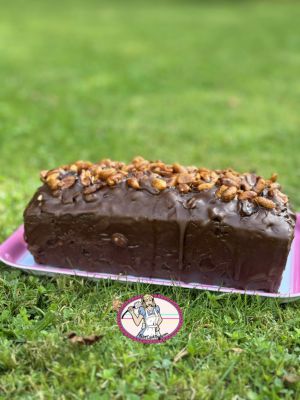 Recette Cake marbré chococahuète, le magnifique