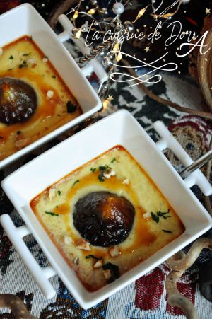 Recette Crème brûlée au Munster & figues rôties