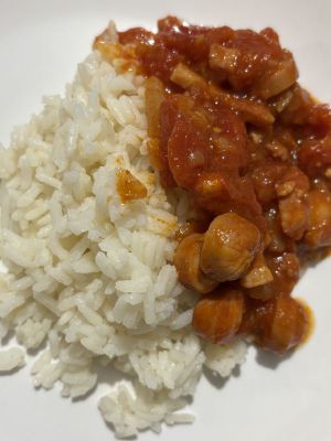 Recette Mijoté de Knakis et lardons