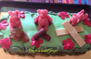 Recette ♥ Gateau anniversaire Hello Kitty et Kitty en chamallow ♥