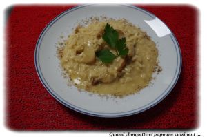 Recette Risotto aux cepes et cancoillote