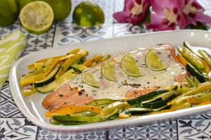 Recette Filet de truite à la crème au citron vert et à l’estragon