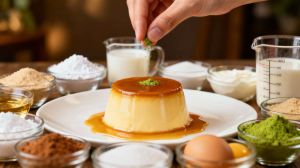 Recette Pudding au Caramel : nature ou Saveur Matcha ?