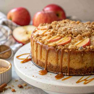 Recette Apple Crumble Cake with Cinnamon Drizzle – Fall Breakfast Cake