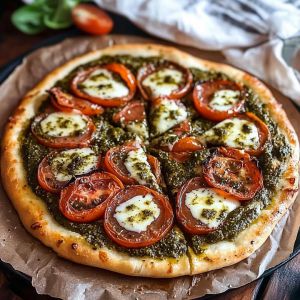 Recette Pizza Torsadée Pesto : Recette Facile et Savoureuse