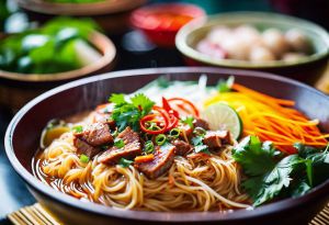 Recette Variétés de Mi Quang : exploration régionale des nouilles populaires