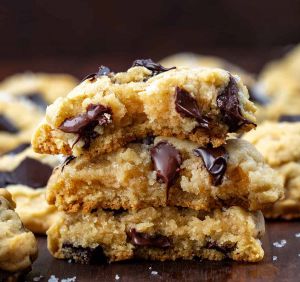 Recette Salted Honey Chocolate Chip Cookies