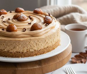 Recette Cheesecake aux marrons sans cuisson facile à réaliser
