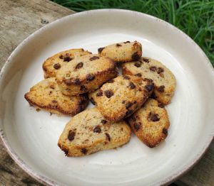 Recette Cookies à la poudre de noisette et pépites de chocolat