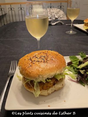 Recette Burger style « mac poulet » maison croustillant avec Corn Flakes