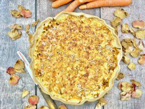 Recette Quiche carotte oignon