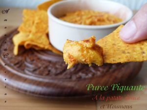 Recette Houmous de patate douce en apéritifs
