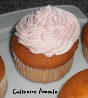 Recette Cupcakes au yaourt de grenadine