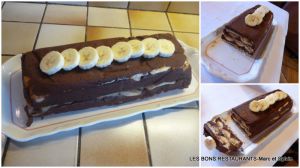 Recette Entremets au chocolat et à la banane