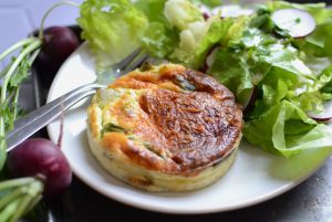 Recette Petits flans au vert de poireau #zéro gaspillage