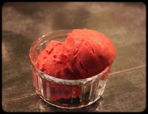 Recette Sorbet à la fraise