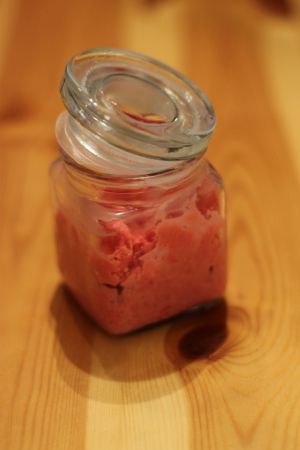 Recette Yaourt glacé aux framboises