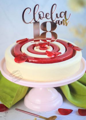 Recette Entremets Ispahan : rose, framboise, litchi