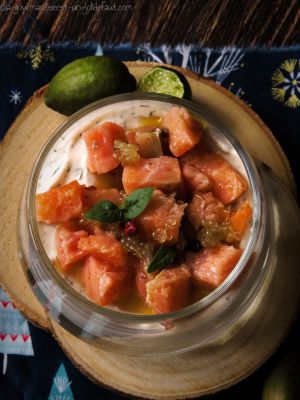 Recette Saumon est à la fête