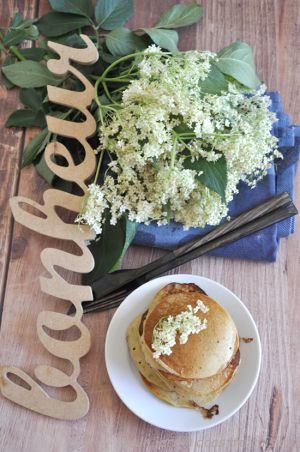 Recette Pancakes fleurs de sureau