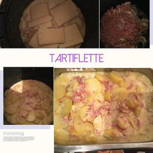 Recette Pomme de terre a la savoyarde au cookeo