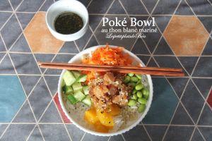 Recette Poké bowl au thon blanc mariné
