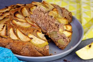 Recette Gâteau aux pommes sans gluten et sans sucre VEGAN