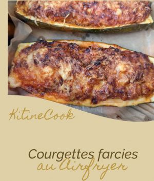 Recette Courgettes farcies au Airfryer