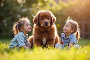 Recette Chiot de Terre-Neuve et enfants : créer une relation harmonieuse