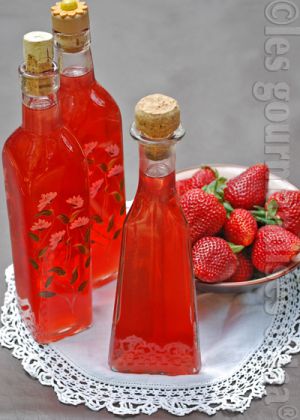 Recette Liqueur de fraises