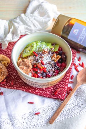 Recette Porridge au quinoa & cardamome (vegan&sans gluten)