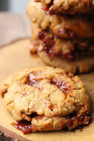 Recette Cookies vegan aux noix et au caramel