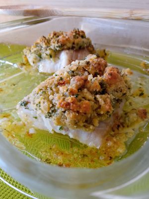 Recette Poisson au crumble de parmesan