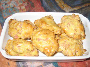 Recette Gougères jambon – oignon