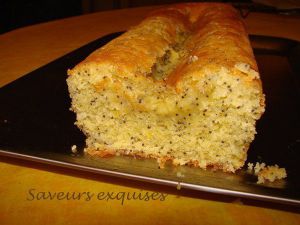 Recette Cake moelleux au citron et au pavot