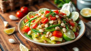 Recette Salade de Papaye Verte à la Thaïlandaise : som Tam