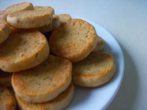 Recette Sablés au parmesan et thym