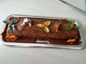 Recette Bûche chocolat ferrero