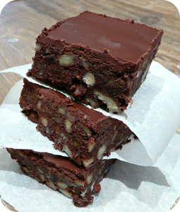 Recette Brownie (cru, vegan, ig bas)