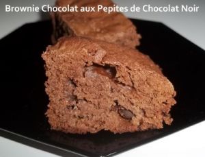 Recette Brownie Chocolat aux Pépites de Chocolat Noir