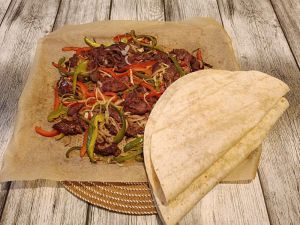 Recette One pan tacos bœuf et poivrons