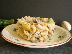 Recette Risotto de coquillettes, champignons et courgettes