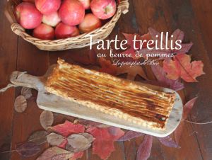 Recette Tarte treillis au beurre de pommes