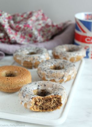 Recette Donuts au thé Earl Grey façon London Fog, cuits au four (vegan) - Battle Food 69