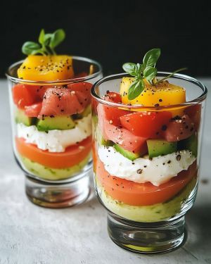 Recette Verrines Avocat Thon : Recette Facile et Savoureuse