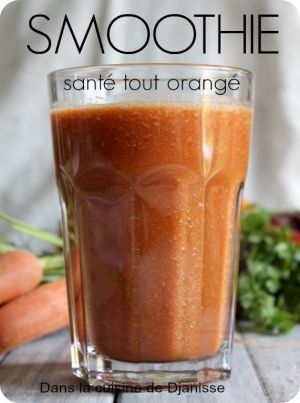 Recette Smoothie santé tout orangé – Vegan