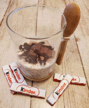 Recette Overnight oats Kinder